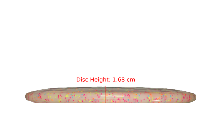 Discraft 2025 Adam Hammes Victory Edition Z Confetti Sol Midrange Profile View