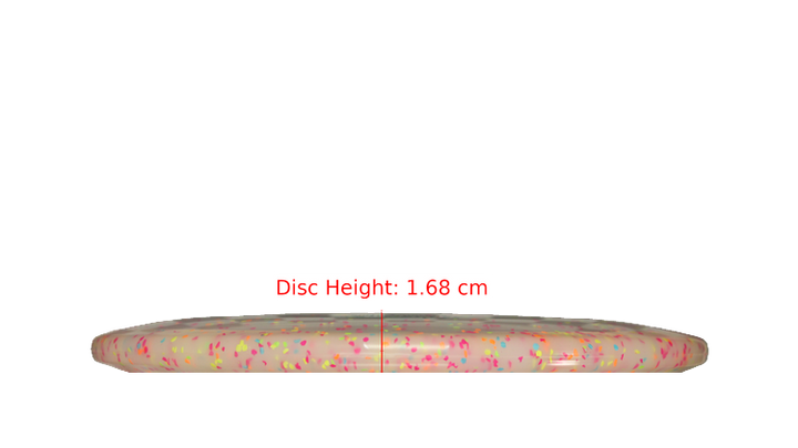 Discraft 2025 Adam Hammes Victory Edition Z Confetti Sol Midrange Profile View