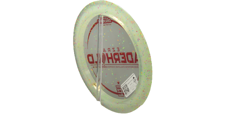 Discraft 2025 Ezra Aderhold Victory Edition Z Confetti Nuke OS Distance Driver Back View