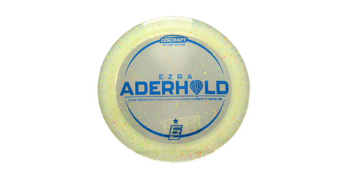 Discraft 2025 Ezra Aderhold Victory Edition Z Confetti Nuke OS Distance Driver
