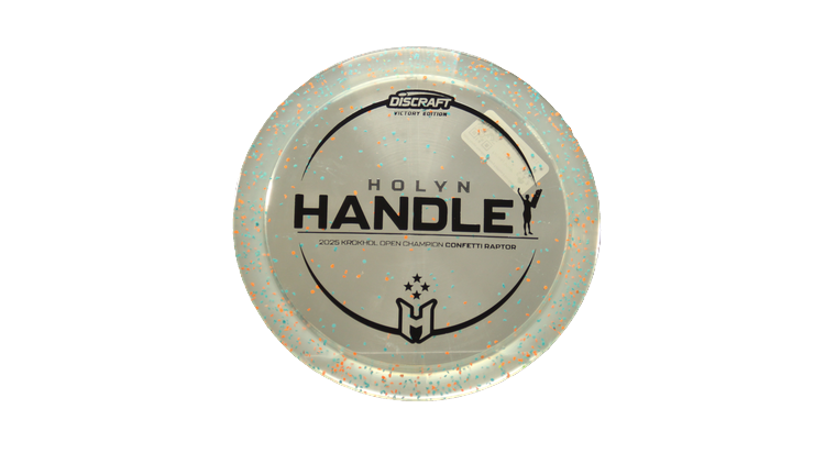Discraft 2025 Holyn Handley Victory Edition Z Confetti Raptor Fairway Driver Front View