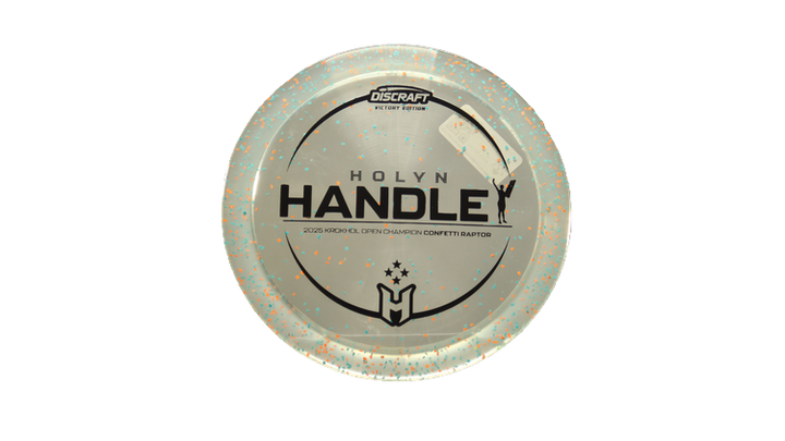 Discraft 2025 Holyn Handley Victory Edition Z Confetti Raptor Fairway Driver Front View