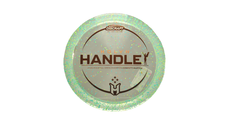 Discraft 2025 Holyn Handley Victory Edition Z Confetti Raptor Fairway Driver Front View