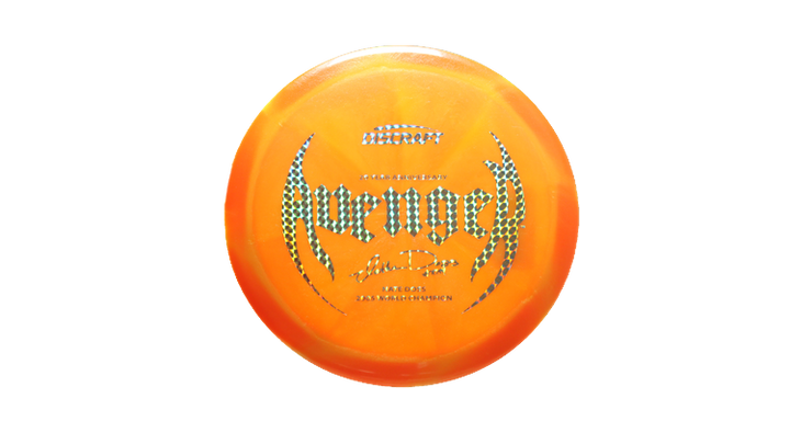 Discraft Nate Doss 20th Anniversary Commermorative Z Colorshift Swirl Avenger Distance Driver Front View