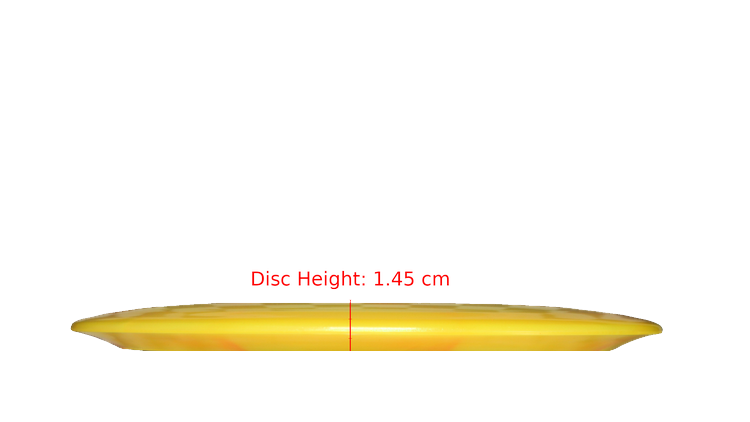 Discraft Nate Doss 20th Anniversary Commermorative Z Colorshift Swirl Avenger Distance Driver Profile View