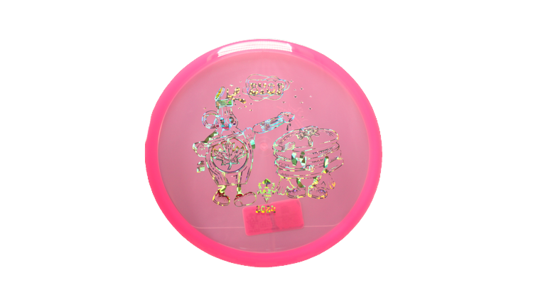 Dynamic Discs 2024 BYOP Pancakes and Syrup Lucid Emac Judge Putter Front View