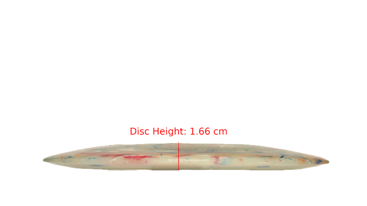 Discraft BYOP 2025 Z Jawbreaker FLX Scorch Distance Driver Profile View