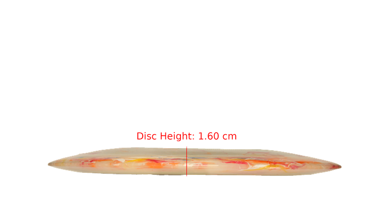Discraft BYOP 2025 Z Jawbreaker FLX Scorch Distance Driver Profile View