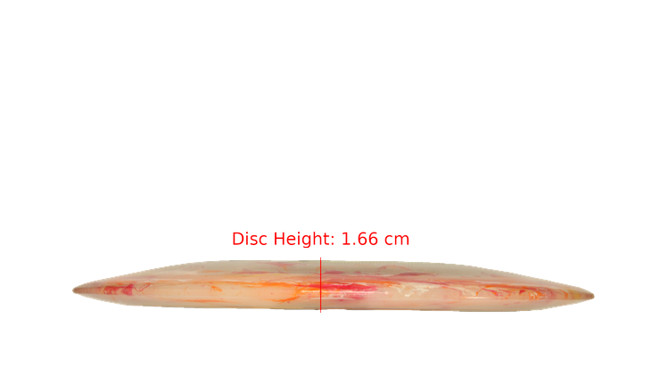 Discraft BYOP 2025 Z Jawbreaker FLX Scorch Distance Driver Profile View