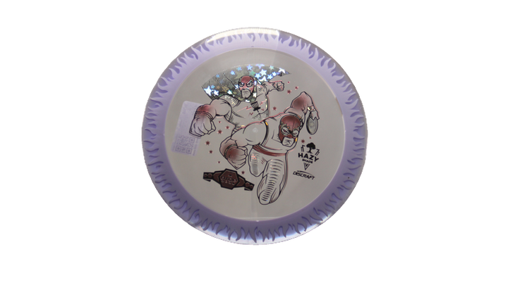 Discraft BYOP 2025 Fuzed Z with Flame Pattern Scorch Distance Driver Front View