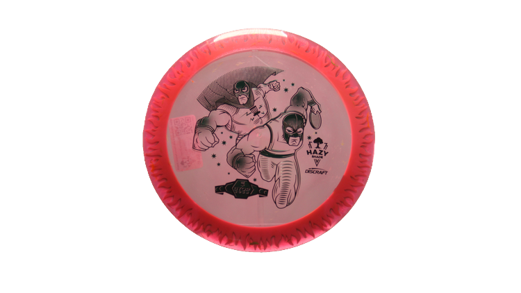 Discraft BYOP 2025 Fuzed Z with Flame Pattern Scorch Distance Driver Front View