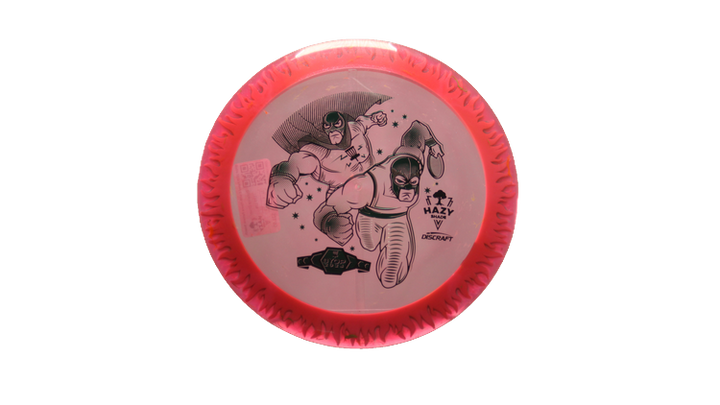 Discraft BYOP 2025 Fuzed Z with Flame Pattern Scorch Distance Driver Front View