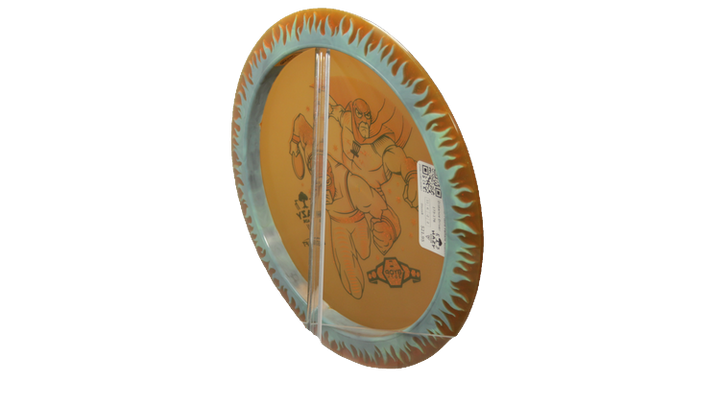 Discraft BYOP 2025 Fuzed Z with Flame Pattern Scorch Distance Driver Back View