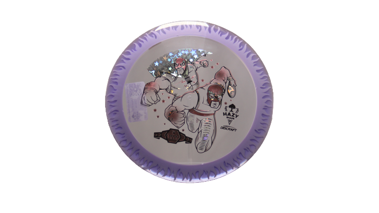 Discraft BYOP 2025 Fuzed Z with Flame Pattern Scorch Distance Driver Front View