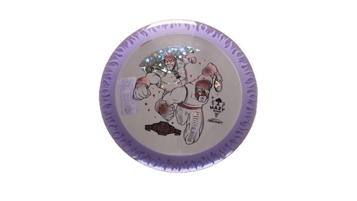 Discraft BYOP 2025 Fuzed Z with Flame Pattern Scorch Distance Driver Front View