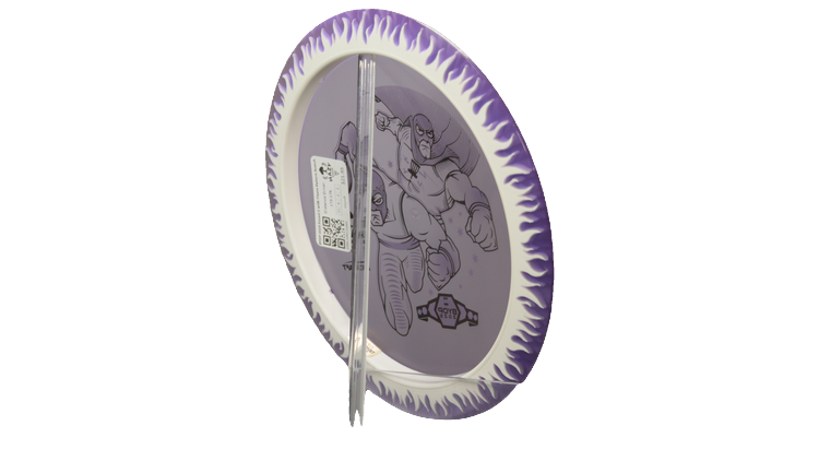 Discraft BYOP 2025 Fuzed Z with Flame Pattern Scorch Distance Driver Back View