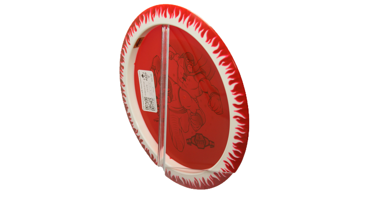 Discraft BYOP 2025 Fuzed Z with Flame Pattern Scorch Distance Driver Back View