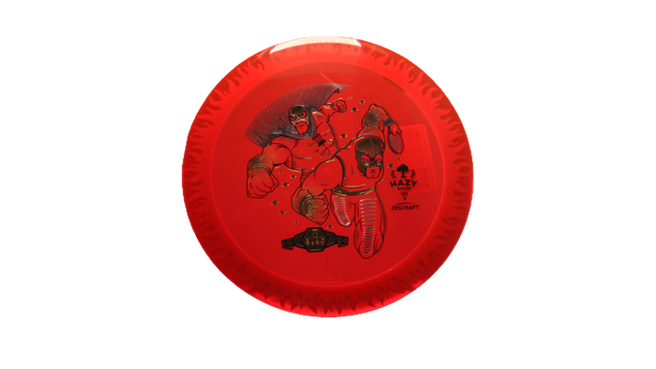 Discraft BYOP 2025 Fuzed Z with Flame Pattern Scorch Distance Driver Front View