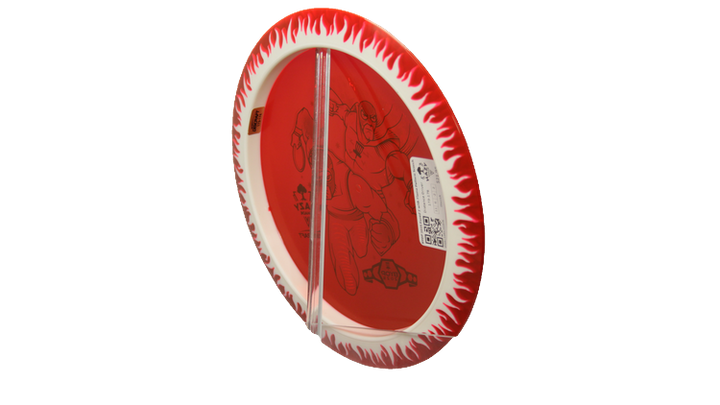 Discraft BYOP 2025 Fuzed Z with Flame Pattern Scorch Distance Driver Back View