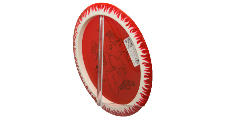 Discraft BYOP 2025 Fuzed Z with Flame Pattern Scorch Distance Driver Back View