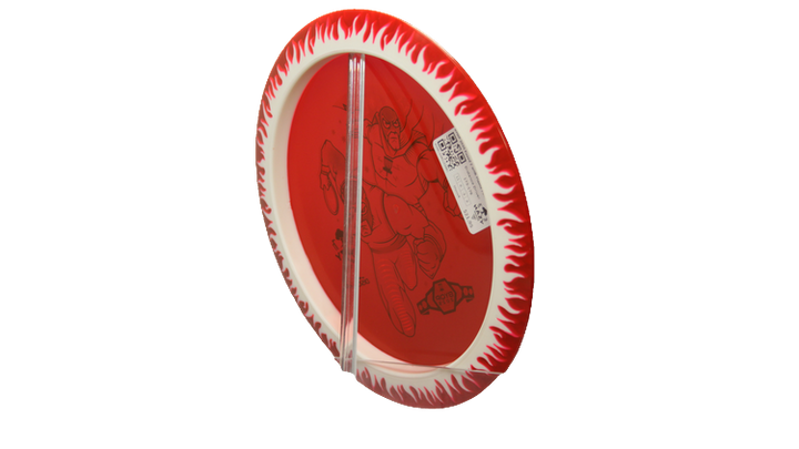 Discraft BYOP 2025 Fuzed Z with Flame Pattern Scorch Distance Driver Back View