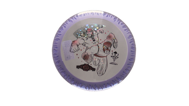 Discraft BYOP 2025 Fuzed Z with Flame Pattern Scorch Distance Driver Front View