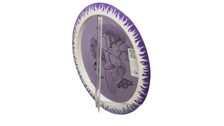 Discraft BYOP 2025 Fuzed Z with Flame Pattern Scorch Distance Driver Back View