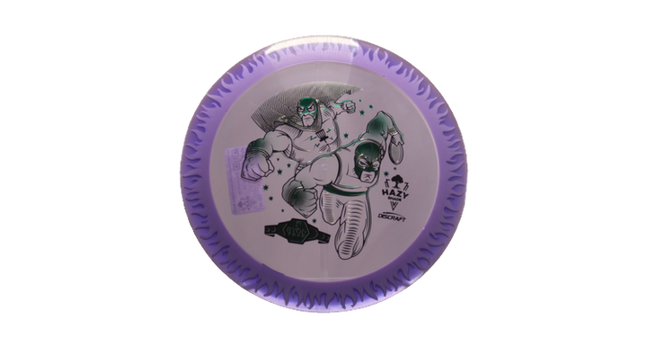 Discraft BYOP 2025 Fuzed Z with Flame Pattern Scorch Distance Driver Front View