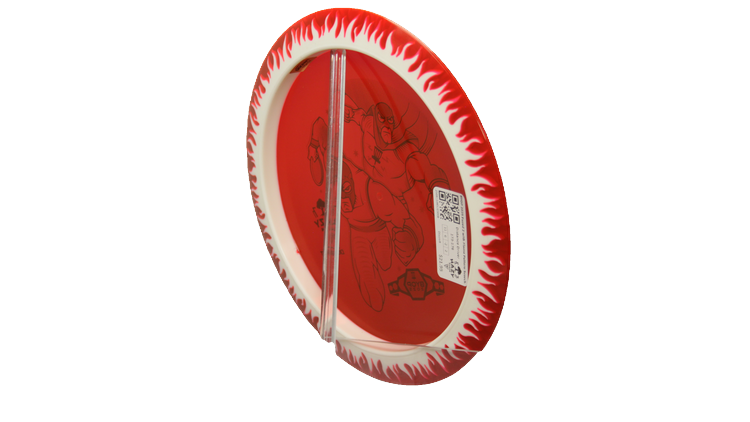 Discraft BYOP 2025 Fuzed Z with Flame Pattern Scorch Distance Driver Back View