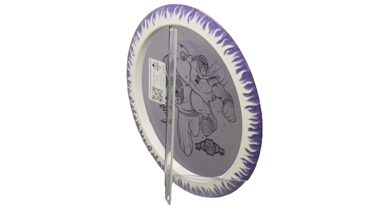 Discraft BYOP 2025 Fuzed Z with Flame Pattern Scorch Distance Driver Back View