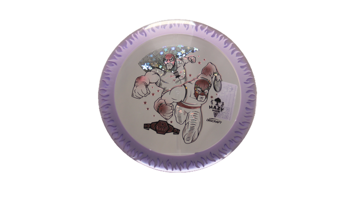 Discraft BYOP 2025 Fuzed Z with Flame Pattern Scorch Distance Driver Front View