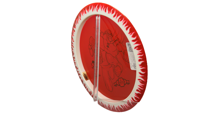 Discraft BYOP 2025 Fuzed Z with Flame Pattern Scorch Distance Driver Back View