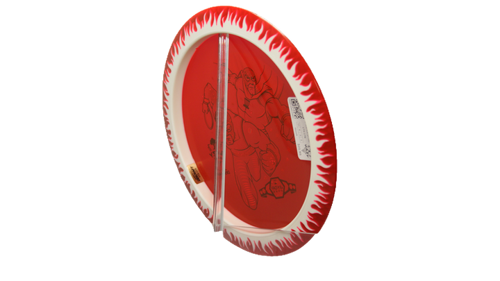 Discraft BYOP 2025 Fuzed Z with Flame Pattern Scorch Distance Driver Back View