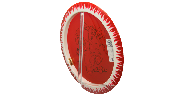 Discraft BYOP 2025 Fuzed Z with Flame Pattern Scorch Distance Driver Back View