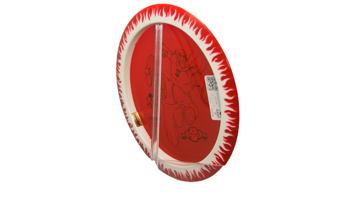 Discraft BYOP 2025 Fuzed Z with Flame Pattern Scorch Distance Driver Back View