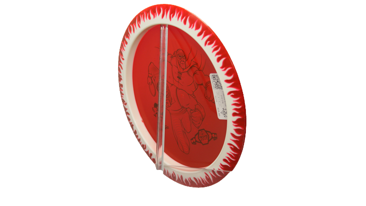 Discraft BYOP 2025 Fuzed Z with Flame Pattern Scorch Distance Driver Back View