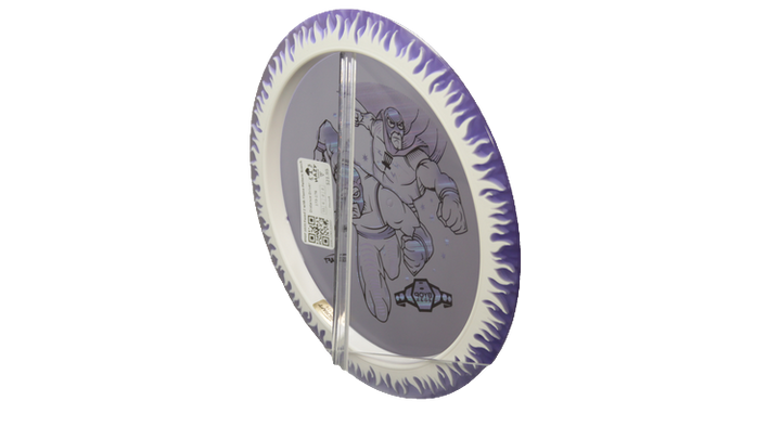 Discraft BYOP 2025 Fuzed Z with Flame Pattern Scorch Distance Driver Back View