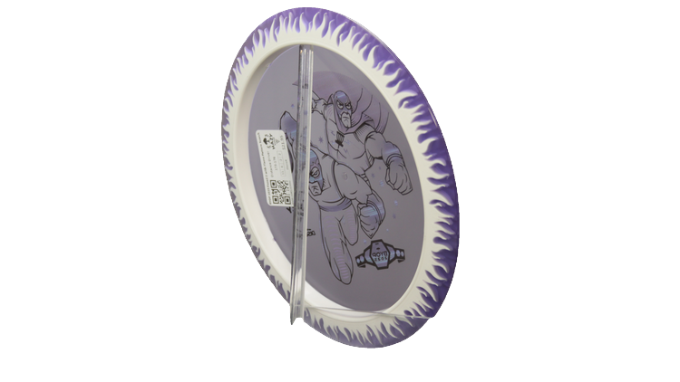 Discraft BYOP 2025 Fuzed Z with Flame Pattern Scorch Distance Driver Back View