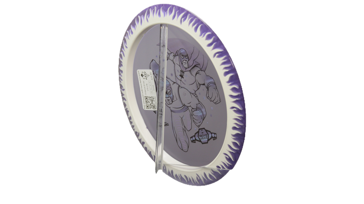 Discraft BYOP 2025 Fuzed Z with Flame Pattern Scorch Distance Driver Back View