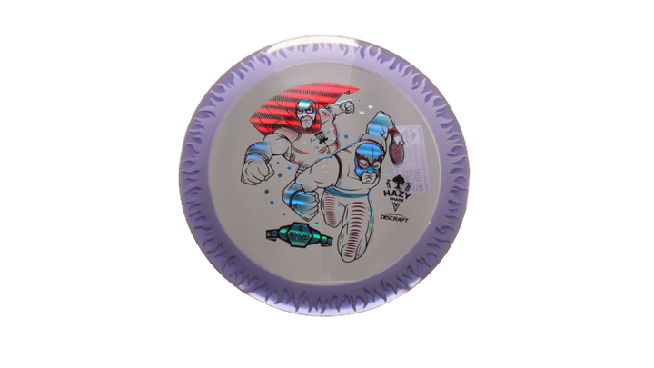 Discraft BYOP 2025 Fuzed Z with Flame Pattern Scorch Distance Driver Front View