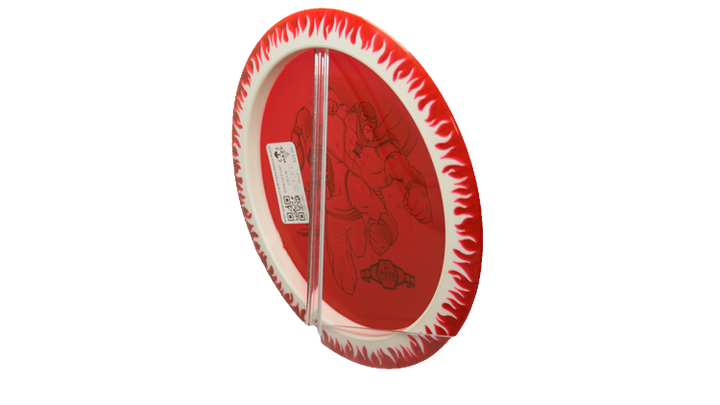 Discraft BYOP 2025 Fuzed Z with Flame Pattern Scorch Distance Driver Back View