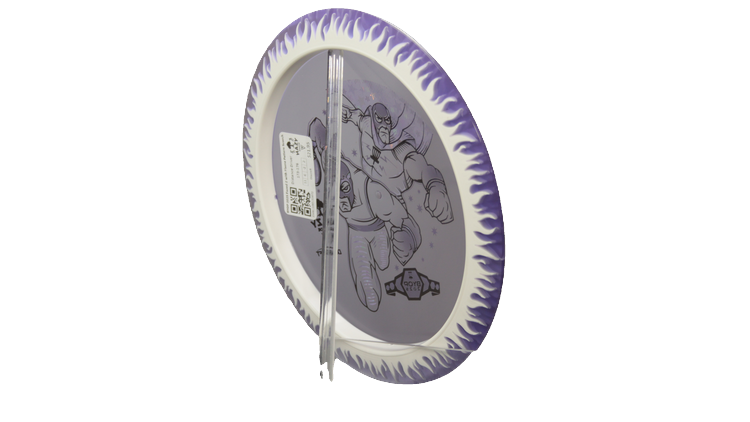 Discraft BYOP 2025 Fuzed Z with Flame Pattern Scorch Distance Driver Back View