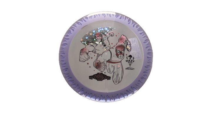 Discraft BYOP 2025 Fuzed Z with Flame Pattern Scorch Distance Driver Front View