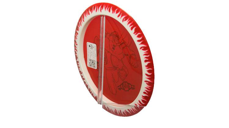 Discraft BYOP 2025 Fuzed Z with Flame Pattern Scorch Distance Driver Back View