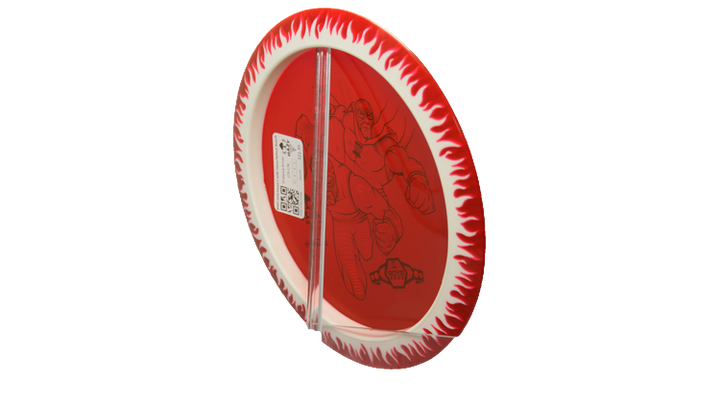 Discraft BYOP 2025 Fuzed Z with Flame Pattern Scorch Distance Driver Back View