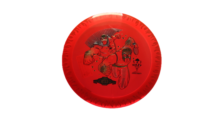 Discraft BYOP 2025 Fuzed Z with Flame Pattern Scorch Distance Driver Front View