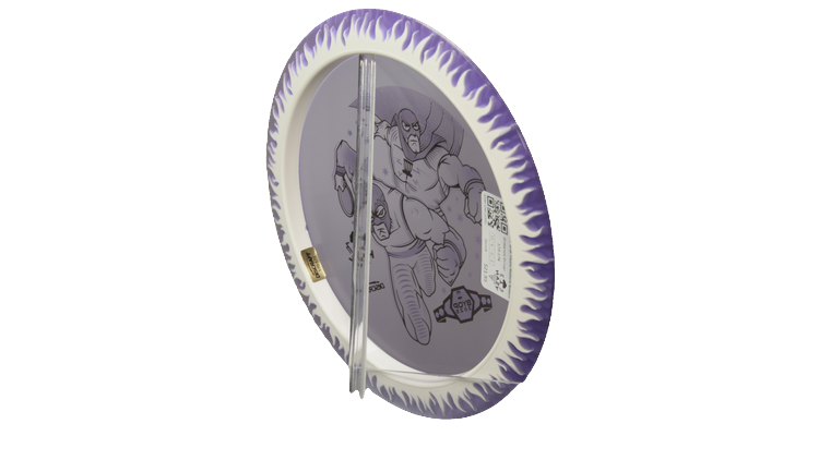 Discraft BYOP 2025 Fuzed Z with Flame Pattern Scorch Distance Driver Back View