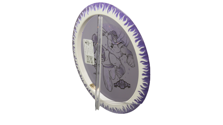 Discraft BYOP 2025 Fuzed Z with Flame Pattern Scorch Distance Driver Back View