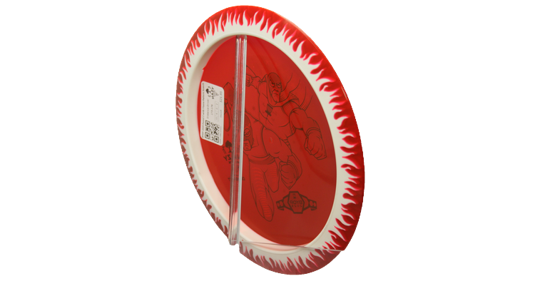 Discraft BYOP 2025 Fuzed Z with Flame Pattern Scorch Distance Driver Back View