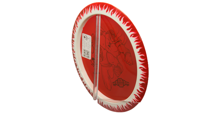 Discraft BYOP 2025 Fuzed Z with Flame Pattern Scorch Distance Driver Back View